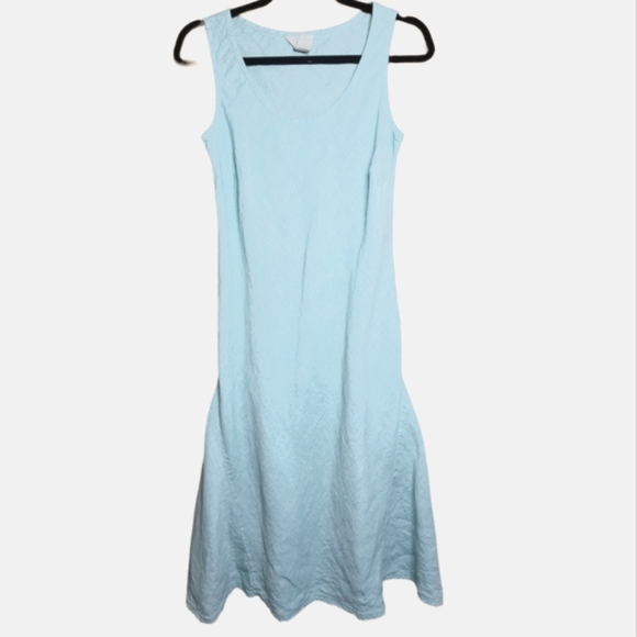 J. Jill Dresses & Skirts - J Jill  Linen Turquoise Dress
